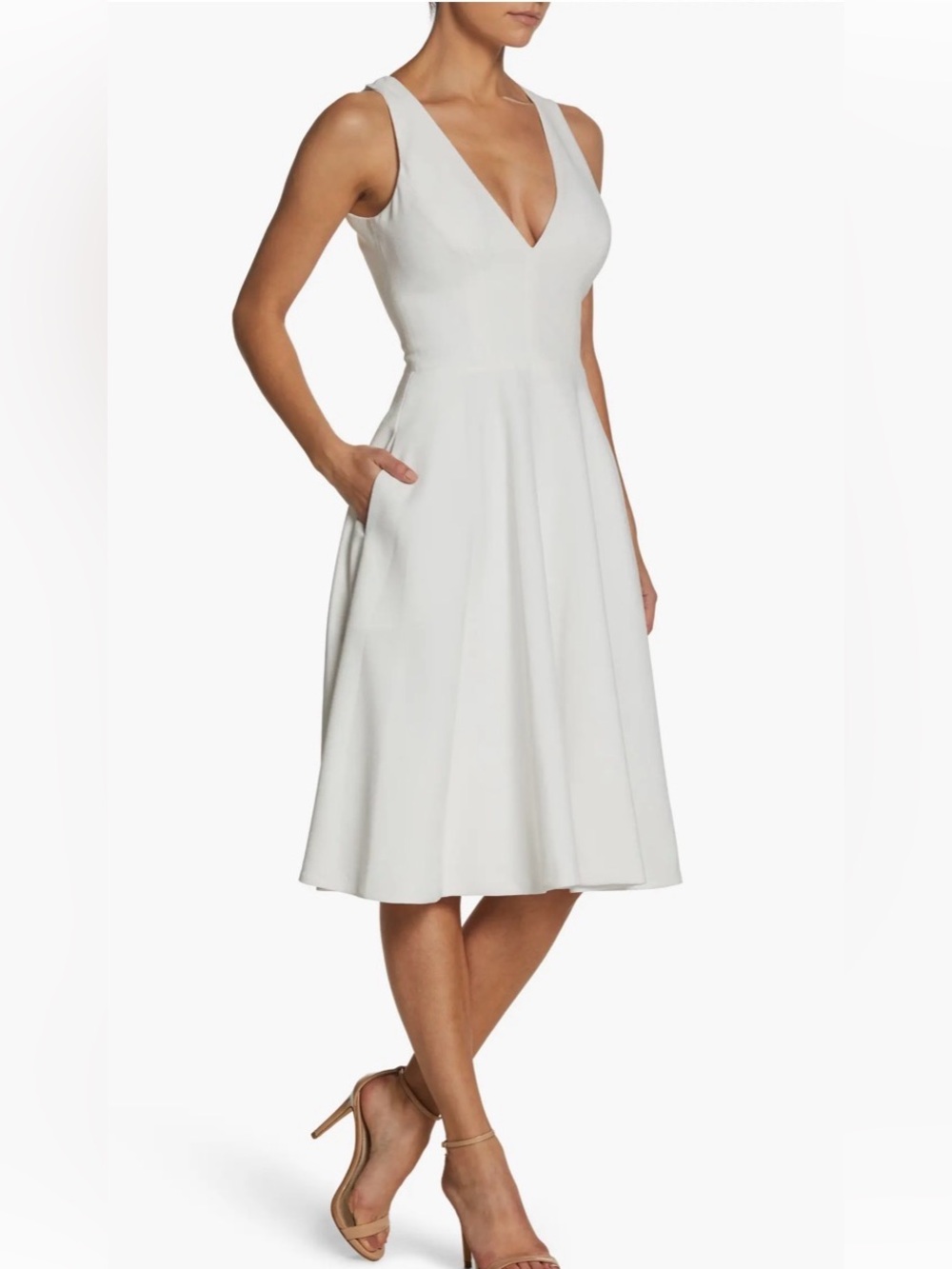 Dress The Population Catalina fit &flare cocktail dress